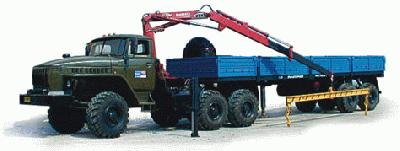 Агрегат в составе седельного тягача и полуприцепа АПШ-89У